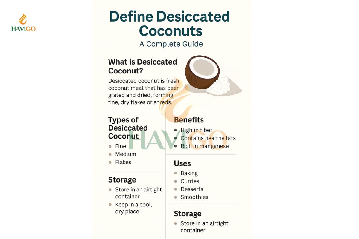 desiccated coconut